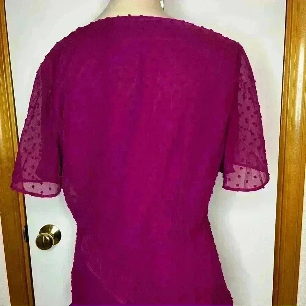 Lulu's Ruffled Midi Dress - Picture 10 of 15
